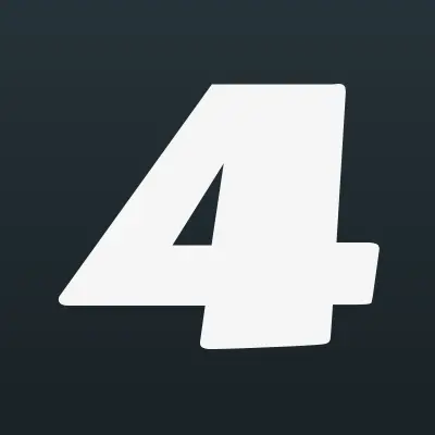 4 кружки, магазин разливных напитков, лого-визитка
